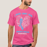 I Wear Light Blue For Addisons Disease Awareness F