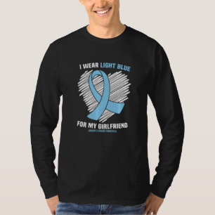 I Wear Light Blue For Girlfriend Addisonu2019s Dis T-Shirt