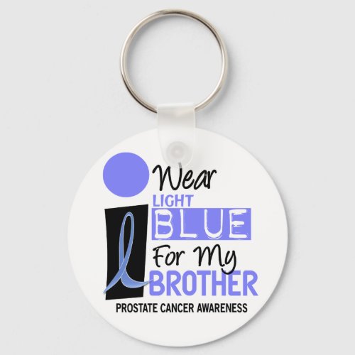 I Wear Light Blue For My Brother 9 PC Keychain