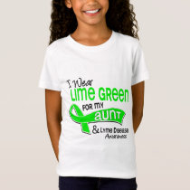 I Wear Lime Green 42 Aunt Lyme Disease T-Shirt