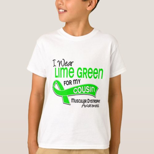 I Wear Lime Green 42 Cousin Muscular Dystrophy T_Shirt