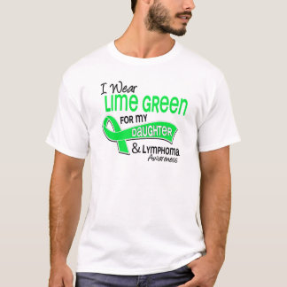 I Wear Lime Green 42 Daughter Lymphoma T-Shirt
