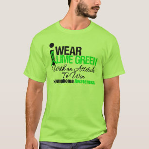 I Wear Lime Green Attitude To Win T-Shirt