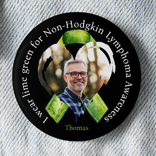 I Wear Lime Green Awareness Photo Button