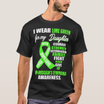 I Wear Lime Green Non-hodgkin's Lymphoma Awareness T-Shirt