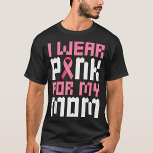 I Wear nk for My Mom Breast Cancer Awareness Boys T-Shirt