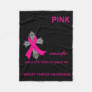 I Wear Nk For Myself My S But Failed Breast Cancer Fleece Blanket