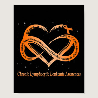 I Wear Orange For Chronic Lymphocytic Leukemia War Poster