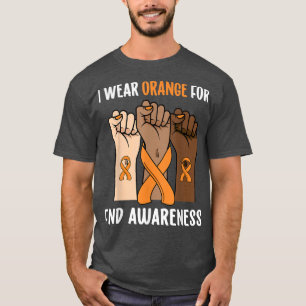 I Wear Orange For FND Awareness T-Shirt