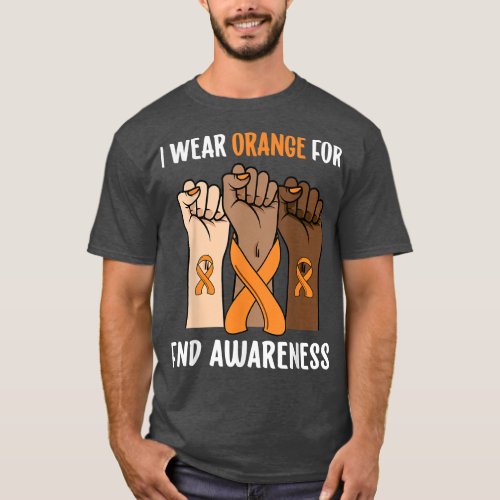 I Wear Orange For FND Awareness  T_Shirt
