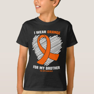 I Wear Orange For My Brother Rsdcrps Awareness T-Shirt