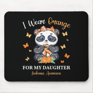 I Wear Orange For My Daughter Leukemia Awareness P Mouse Pad