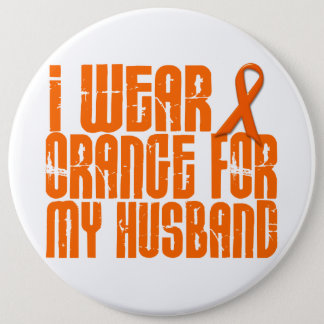 I Wear Orange For My Husband 16 Button