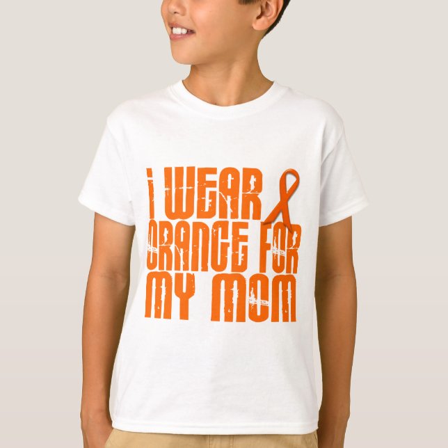 I Wear Orange For My Mom 16 T-Shirt (Front)