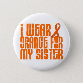 I Wear Orange For My Sister 16 Button