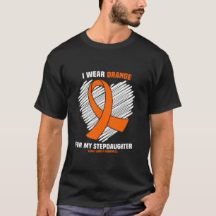 I Wear Orange for My Stepdaughter Kidney Cancer Aw T-Shirt