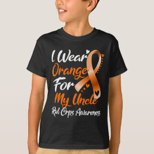 I Wear Orange For My Uncle Rsd Crps Awareness T-Shirt