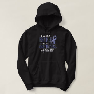 I Wear Periwinkle For Esophageal Cancer Awareness Hoodie