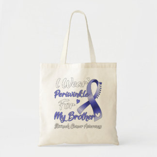I Wear Periwinkle For My Brother Stomach Cancer Aw Tote Bag
