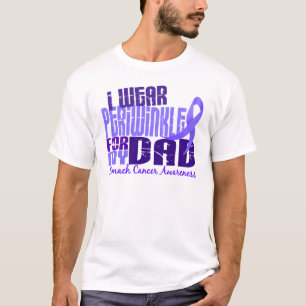 I Wear Periwinkle For My Dad 6.4 Stomach Cancer T-Shirt