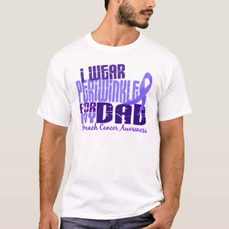 I Wear Periwinkle For  My Dad 6.4 Stomach Cancer T-Shirt