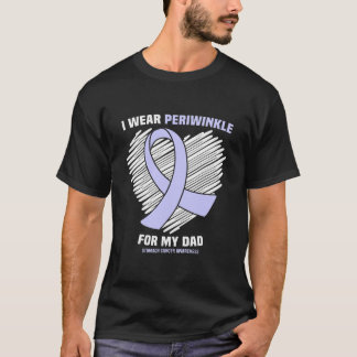 I Wear Periwinkle For My Dad Stomach Cancer T-Shirt