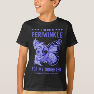 I Wear Periwinkle for My Daughter Esophageal T-Shirt