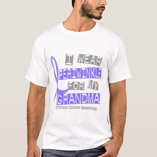 I Wear Periwinkle For My Grandma 37 Stomach Cancer T-Shirt