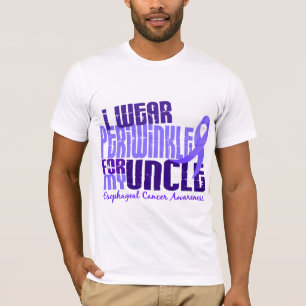 I Wear Periwinkle For Uncle 6.4 Esophageal Cancer T-Shirt
