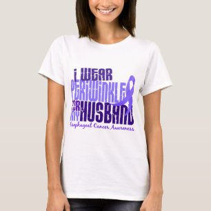 I Wear Periwinkle Husband 6.4 Esophageal Cancer T-Shirt