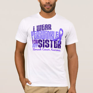 I Wear Periwinkle Sister 6.4 Stomach Cancer T-Shirt