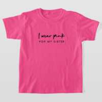 I Wear Pink | Custom Name Cancer Support
