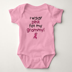 I Wear Pink for My Grammy ($18.95) Baby Bodysuit