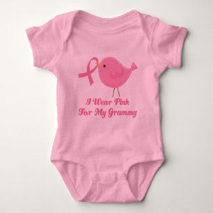 I Wear Pink For My Grammy Baby Bodysuit