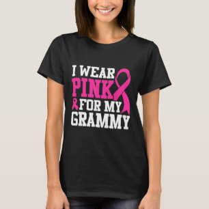 I Wear Pink For My Grammy Breast Cancer Awareness T-Shirt