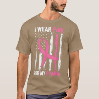 I Wear Pink For My Grammy Breast Cancer Awareness T-Shirt
