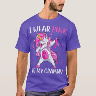 I Wear Pink For My Grammy Breast Cancer Awareness T-Shirt