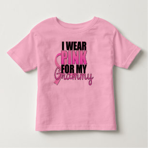 I Wear Pink for My Grammy - Breast Cancer Toddler T-shirt