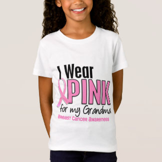I Wear Pink For My Grandma 10 Breast Cancer T-Shirt
