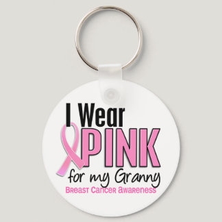 I Wear Pink For My Granny 10 Breast Cancer Keychain