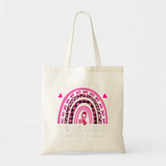 I Wear Pink For My Granny Rainbow Breast Cancer Aw Tote Bag