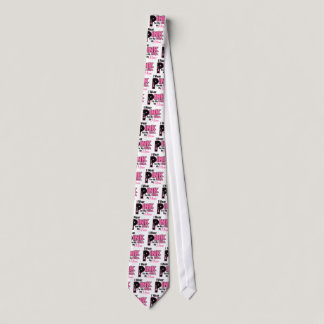 I Wear Pink For My Mom 19 BREAST CANCER Neck Tie