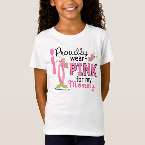 I Wear Pink For My Mommy 27 Breast Cancer T_Shirt