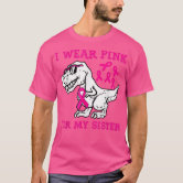 I Wear Pink For My Mother In Law Breast Cancer Awareness Tee Shirt