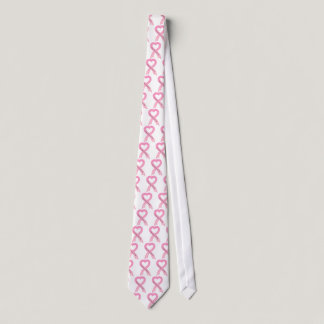 I Wear Pink for My Wife Pink Ribbon Tie