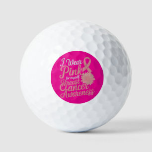 I Wear Pink for Myself – Breast Cancer Awareness Golf Balls