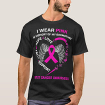 I Wear Pink In Memory Of Godmother Breast Cancer A T-Shirt