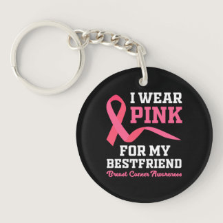 I Wear Pink Keychain