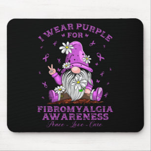 I Wear Purple For Fibromyalgia Awareness Day Warri Mouse Pad