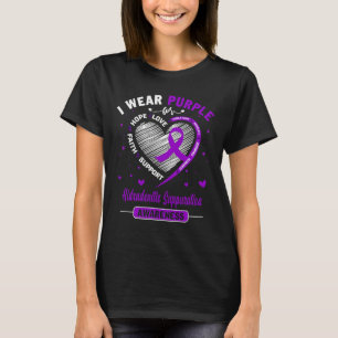 I Wear Purple For HIDRADENITIS SUPPURATIVA  T-Shirt